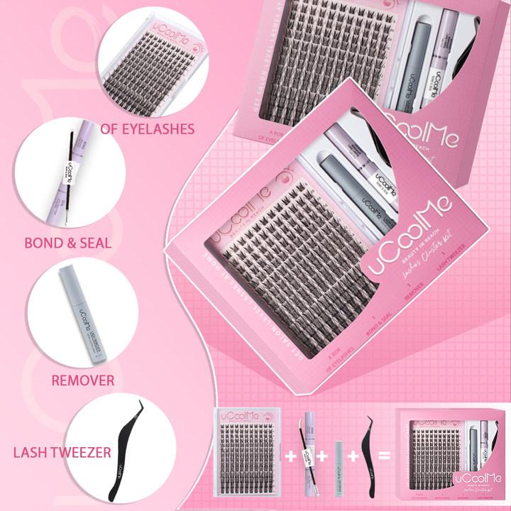 uCoolMe Lashes APHRODITE Lashes kit High Quality Eyelashes for a Complete Makeup Look Waterproof Lashes Christmas gift