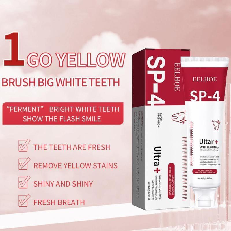 EELHOE SP-4 Toothpaste Oral HealthManagement,Probiotic WhiteningToothpaste, Removes Stains,FreshBreath,Preventing cavities