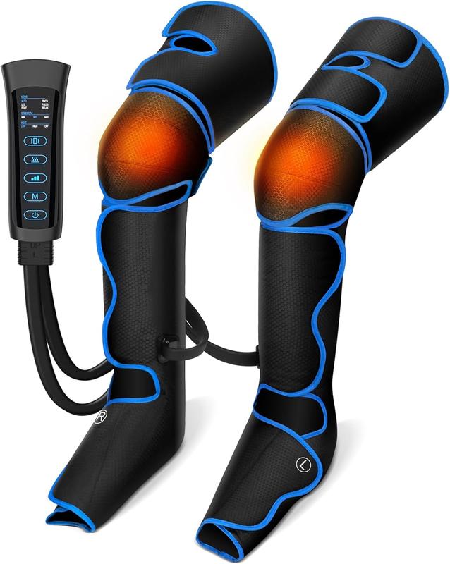 TOLOCO Leg Massager, Leg Massager with Air Compression for Circulation, Relaxation and Pain Relief with 6 Modes 3 Vibration, Perfect Present for Man Woman Family, Thanksgiving, Christmas, New Year Gift