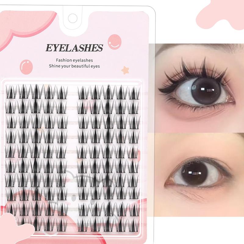 Natural Look Eyelash Extensions, 1 Box Individual False Eyelashes, DIY Self Grafting Curl Eyelashes, Eye Makeup Enhancement False Eyelashes for Women & Girls