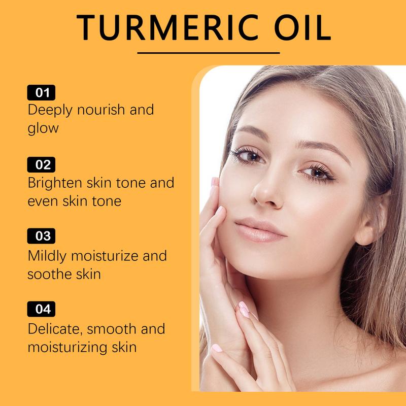 EELHOE Turmeric Facial Oil hydrates, moisturizes, repairs, delicate, and moisturizes the skin skin