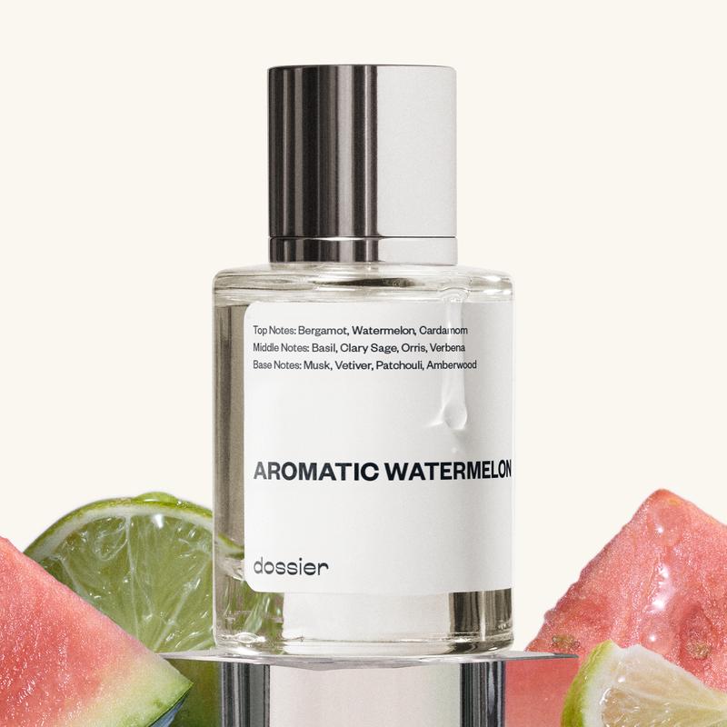 Aromatic Watermelon, Dossier, Men, 50ml, Eau De Parfum, Bergamot, Watermelon, Basil, Sage, Verbena, Musk, Vetiver, Patchouli, Amberwood