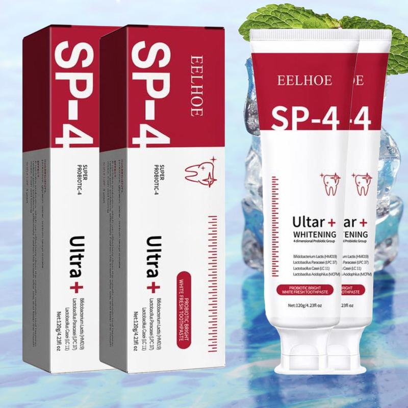 EELHOE SP-4 Toothpaste Oral HealthManagement,Probiotic WhiteningToothpaste, Removes Stains,FreshBreath,Preventing cavities