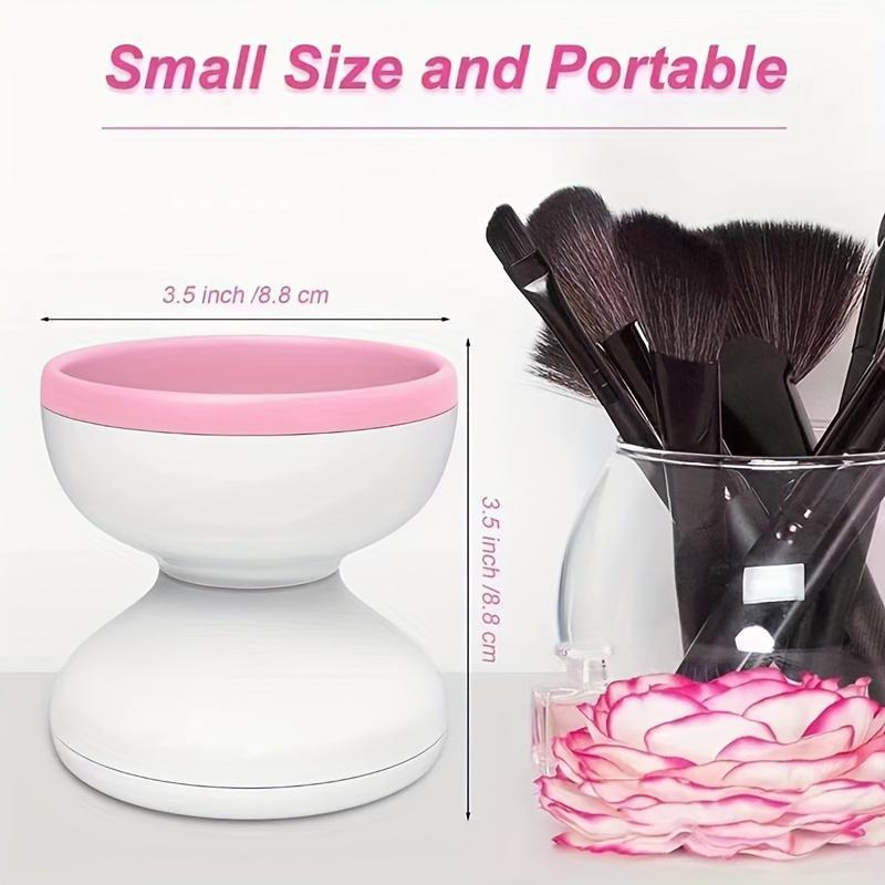 Automatic Makeup Brush Cleaner Machine, Electric Makeup Brush Cleaner, Quick Cleaning Tool for Makeup Brush, Blush Brush, Foundation Brush, Eyeshadow Brush, Lip Brush, Personal Makeup Tools