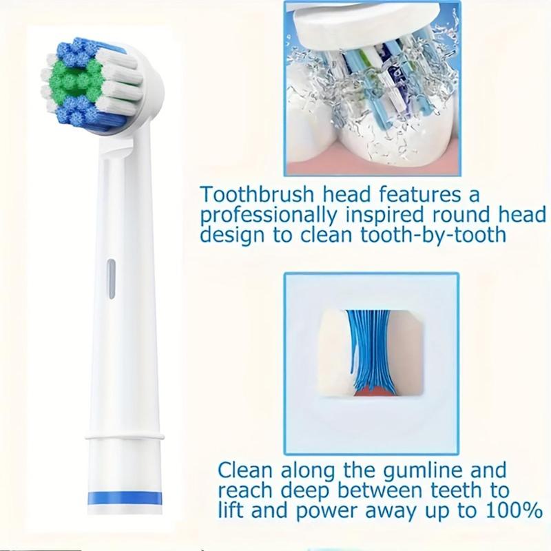 Rotating Electric Toothbrush, 1 Box USB Rechargeable Toothbrush with 8 Counts Replacement Brush Heads, Oral Care Product for Kids, Christmas Gift