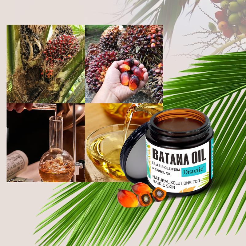 Disunie Batana Oil, 3.71 OZ Natural Batana Hair Oil Dr Hair for Honduras, 110ML Moisturize the Scalp Hair Oil, Treatments Scalp Haircare Lightweight