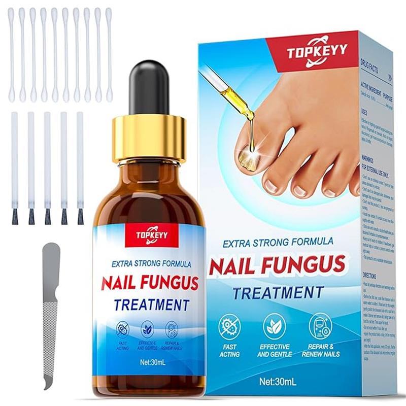 Toenail Fungus Treatment, Extra Strength Nail Toenail Fungus Remover, Toe Fingernail Repair Liquid Solution Fast Acting for Woman and Man - 30mL(1 fl oz)