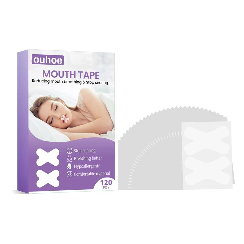 Anti Snoring Mouth Tapes for Sleep, 3 Boxes Sleeping Mouth Tape, Nasal Snore Treatment Tape, Skincare Product for Women & Men