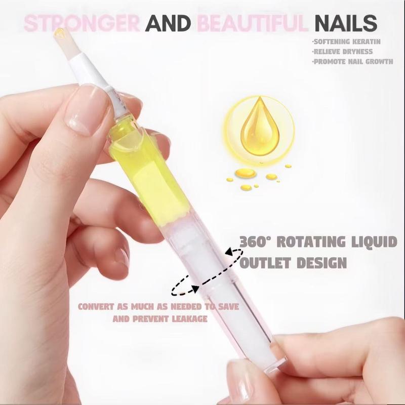 Nail Growth Oil -  Lengthening, Moisturizing, Strengthening, and Brightening Formula with Vitamins and Fatty Acids for Overall Nail Health Moisture Nail Care Blend Cuticle Oil Cosmetic Nourishing