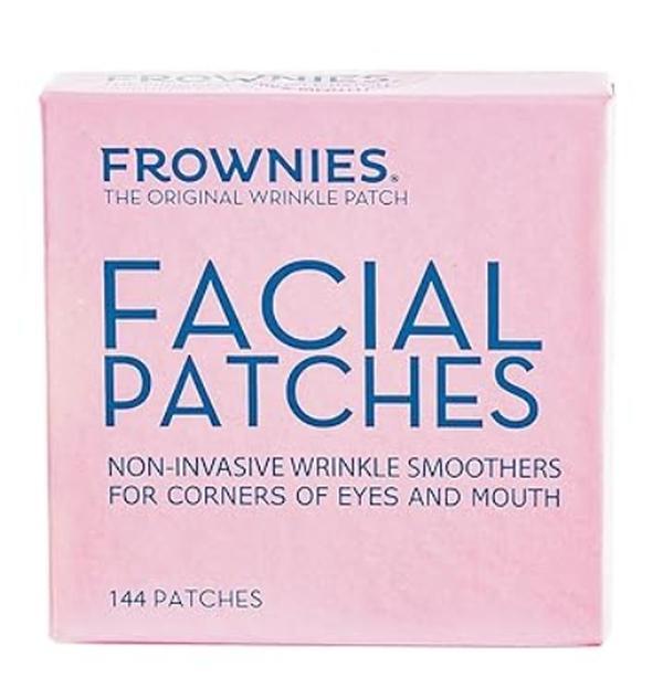 Frownies Facial Wrinkle Strips for wrinkles around the eyes and mouth - Hypoallergenic Facial - soften crow's feet and laugh lines - 144 Strips