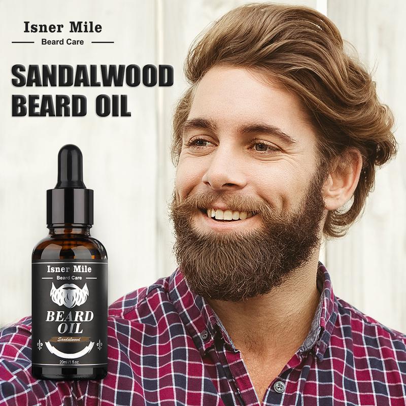 Beard Kit for Men,Beard Gift Kit, Beard Care Kit, Isner Mile Beard Grooming Kit, 9 in 1 Set with Shampoo Wash, Beard Care Oil, Balm, Brush, Comb, Scissors & Storage Bag, Perfect Birthday Christmas Gifts for Him Men Dad Father Boyfriend