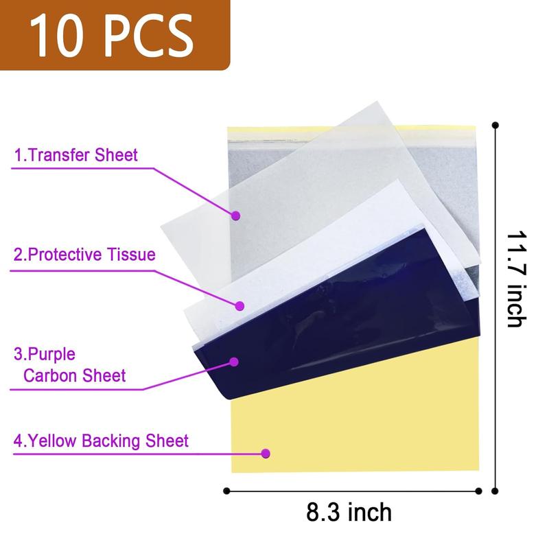 3mm Tattoo Practice Skins Kit, Includes 3PCS 3mm Soft Silicone Double Sides 7.4x5.6