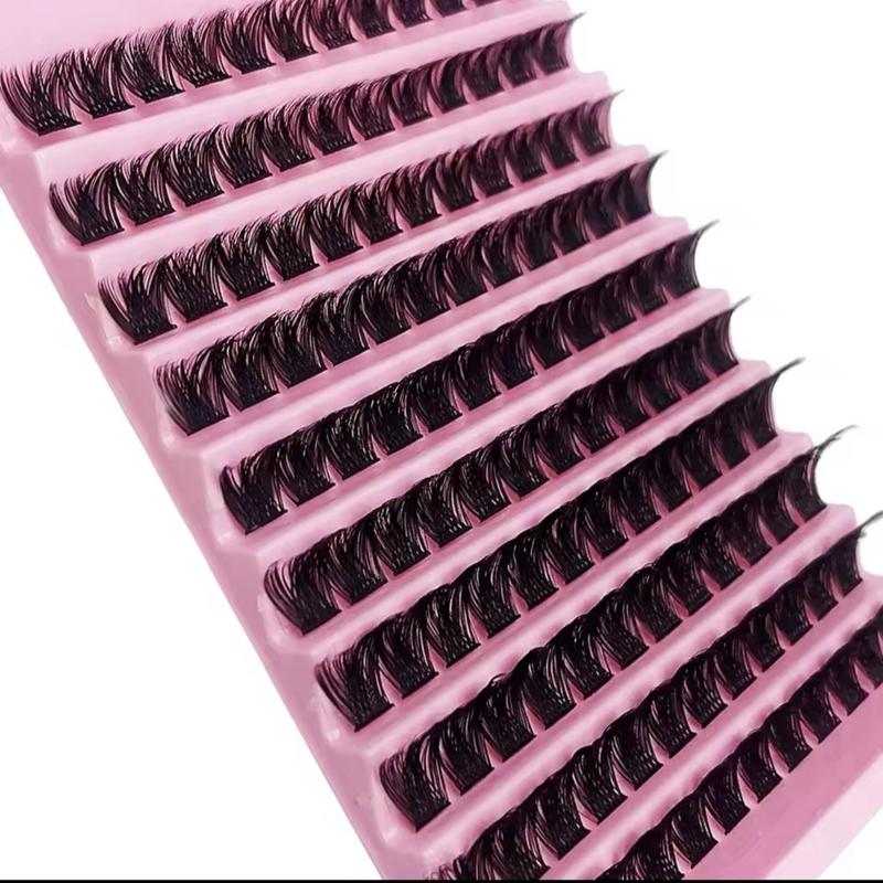 Fluffy Volume Lash Clusters set. 10 Rows, 18-10mm mix. 40D-120D. Wispy, round  and cat Eyelashes Makeup Cosmetic Makeup Cosmetic