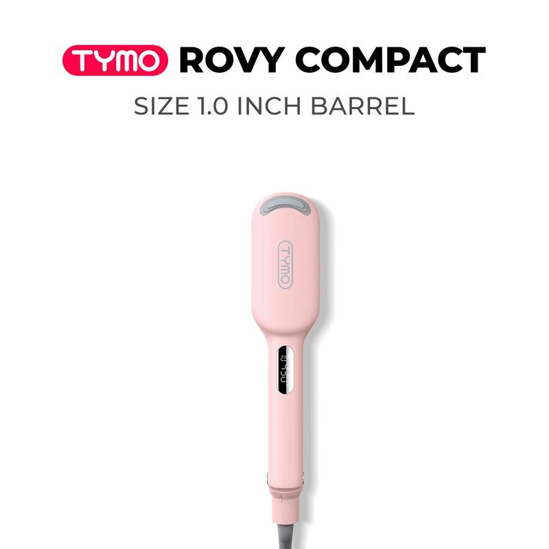 TYMO Ring Plus Ionic Hair Straightener Brush & ROVY COMPACT- Compacted Wave Curling Iron for Easy Comfort Styling hair