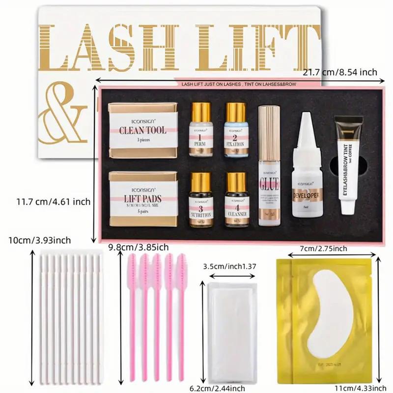 christmas 2024 ornament Complete DIY Lash Perm Kit: Libeauty Eyelash Lift And Color Kit With Black Color, Quick Lifting, Perming & Voluminous Coloring, Brow Lamination Kit For Home & Salon Supplies  Makeup Facial Lash Extension Lightweight  Cosmetic