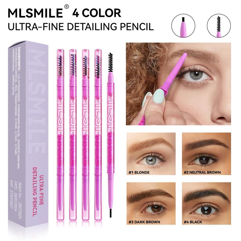 Waterproof Eyebrow Pencil with Brush, 1 Count Long Lasting Eyebrow Pencil, Eye Brow Makeup Tool, Makeup Accessories for Women