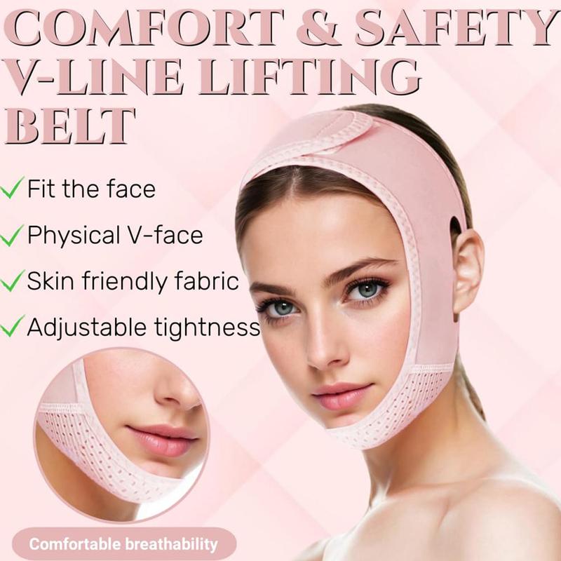 V Line Lifting Mask with Chin Strap for Double Chin, Face Skincare Lifting Belt for Women, Beauty & Personal Care Product, Skincare Tools, Fall Gift, Face Sculpting Tool, Christmas Gift