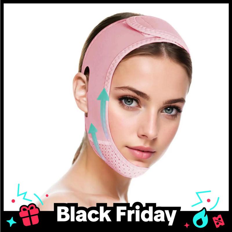 V Line Lifting Mask with Chin Strap for Double Chin, Face Skincare Lifting Belt for Women, Beauty & Personal Care Product, Skincare Tools, Fall Gift, Face Sculpting Tool, Christmas Gift