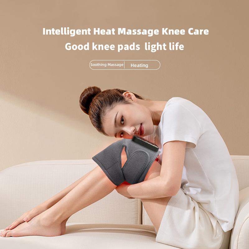 Mosnami Heated Knee Massager, Multi Use, Knee Elbow Shoulder Relax, USB Rechargeble, Adjustable Temperature