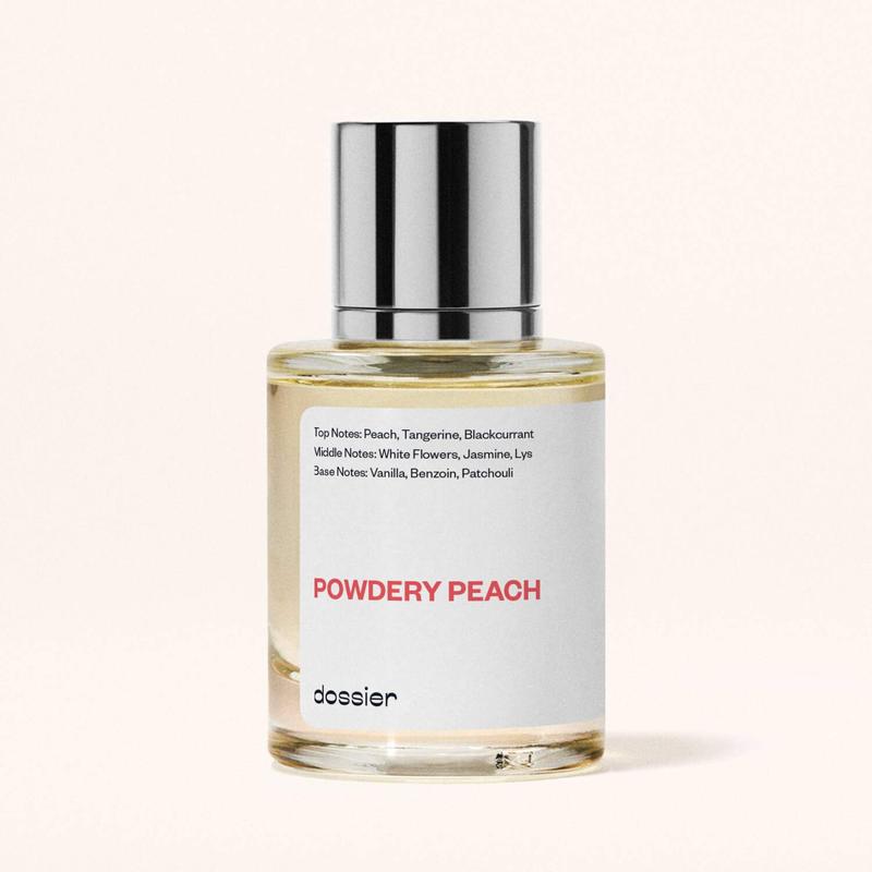 Powdery Peach, Dossier, Women, 50ml, Eau De Parfum, Peach, Tangerine, Blackcurrant, Jasmine, White Flowers, Vanilla, Patchouli