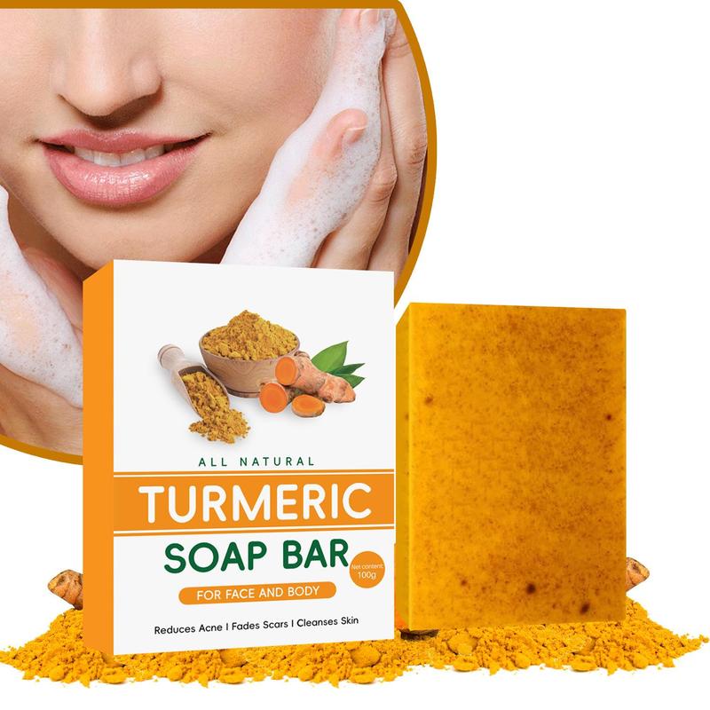 Turmeric Kojic Acid Soap, Deep Cleansing Soap, Moisturizing Soap For Face & Body, Body Wash & Soap For Women & Men, Fall Gift, Christmas Gift