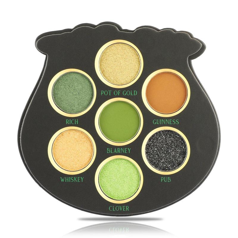 Lurella Cosmetics So Lucky March St. Patrick's Inspired 7 Color Pot Shaped Eyeshadow Palette