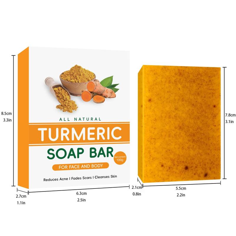 Turmeric Kojic Acid Soap, Deep Cleansing Soap, Moisturizing Soap For Face & Body, Body Wash & Soap For Women & Men, Fall Gift, Christmas Gift