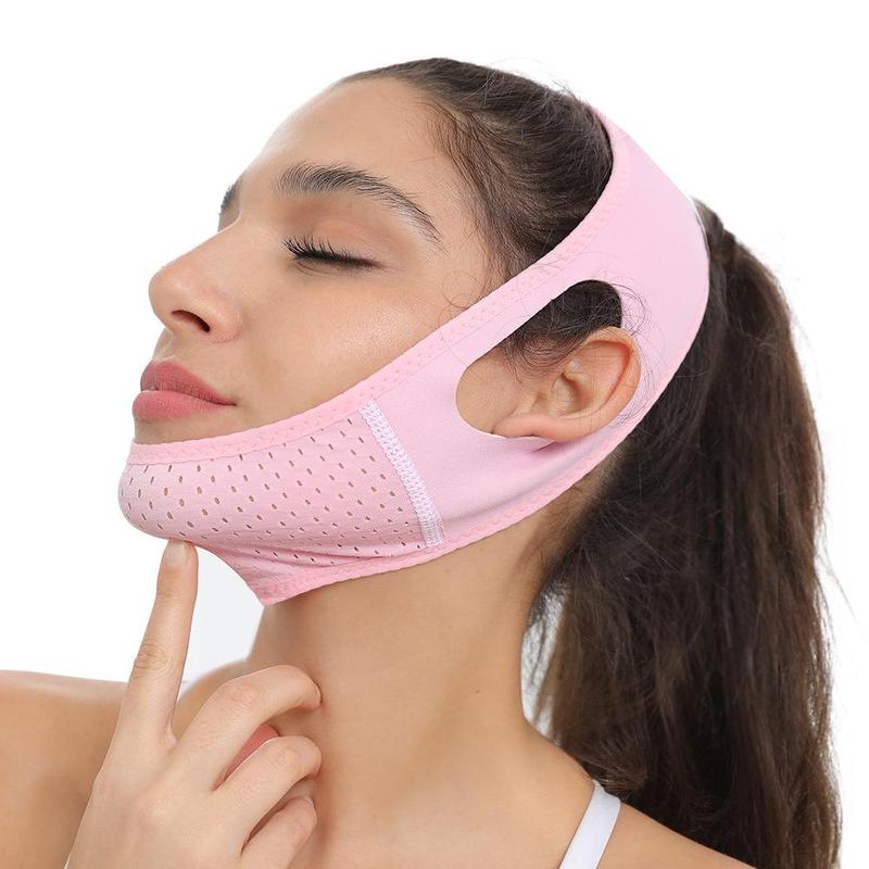 V-shaped Face Lifting Belt, 1 Count Sleeping Face Firming Band, Face Training Band, Massage Tool for Beauty & Personal Care, Christmas Gift