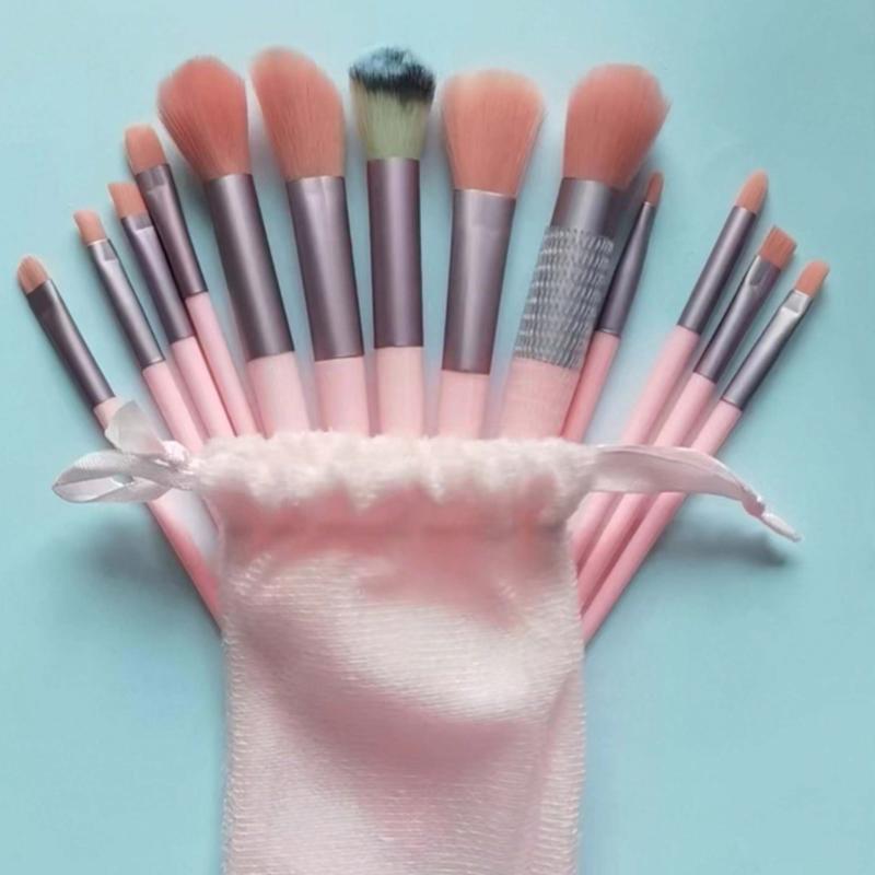 Makeup Brush 13pcs Brushes Set3pcs Cosmetic Makeup Sponge1pcs Makeup Brush Cleaning Box Beauty Tool Eyeshadow Blush Professional Brushes