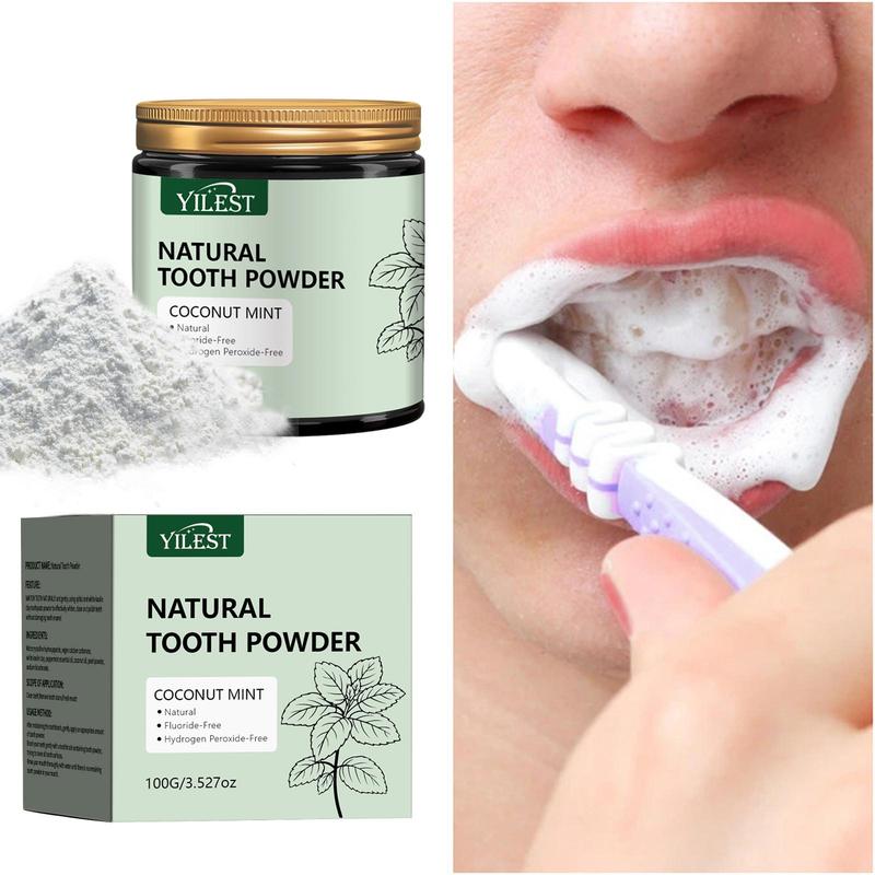 Natural Remineralizing Tooth Powder, Anti Cavity Solid Toothpaste for Healthy Teeth & Gums, Mint Oral Care Product, Whitening Toothpaste, Selfcare Product