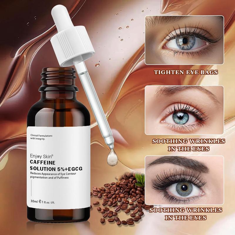 Caffeine Eye Serum For Improves appearance of eye area, Lifting and Firming Eye Cream for Dark Circles and Puffiness Eye Bag