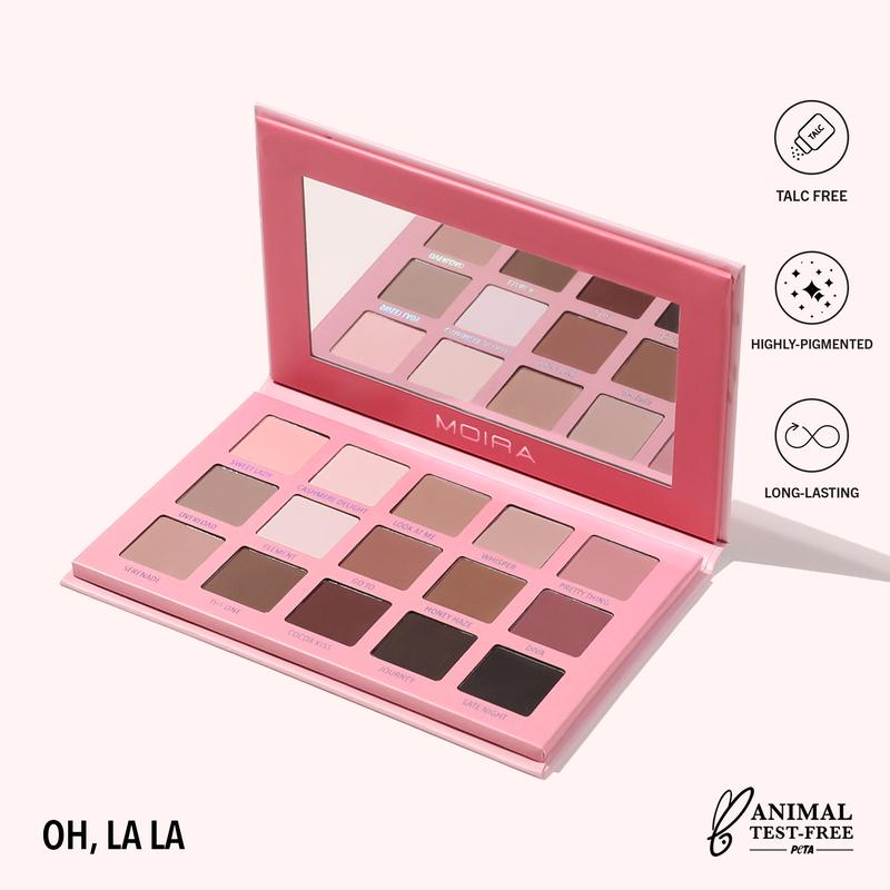 Oh, La La Eyeshadow Palette   Talc-Free Highly Pigmented Makeup Color Evening Cosmetic