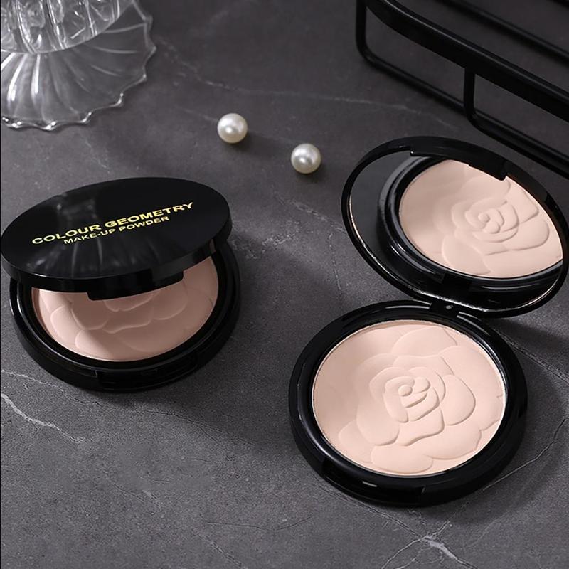 24 Hours Oil Control Makeup Powder, 1 Count Moisturizing Brightening Ultra-matte Press Powder