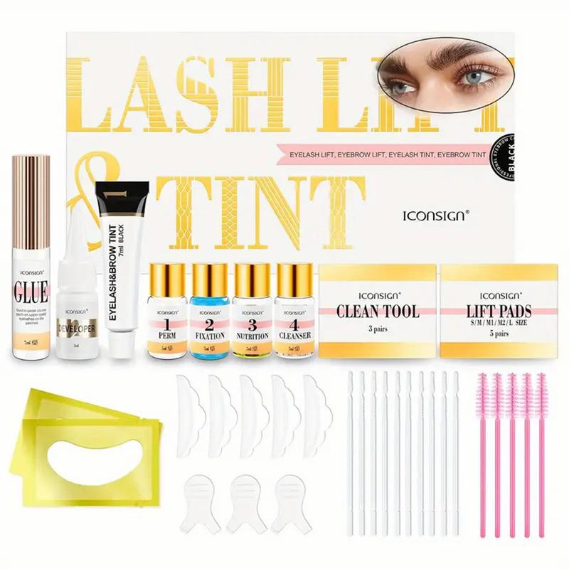 christmas 2024 ornament Complete DIY Lash Perm Kit: Libeauty Eyelash Lift And Color Kit With Black Color, Quick Lifting, Perming & Voluminous Coloring, Brow Lamination Kit For Home & Salon Supplies  Makeup Facial Lash Extension Lightweight  Cosmetic