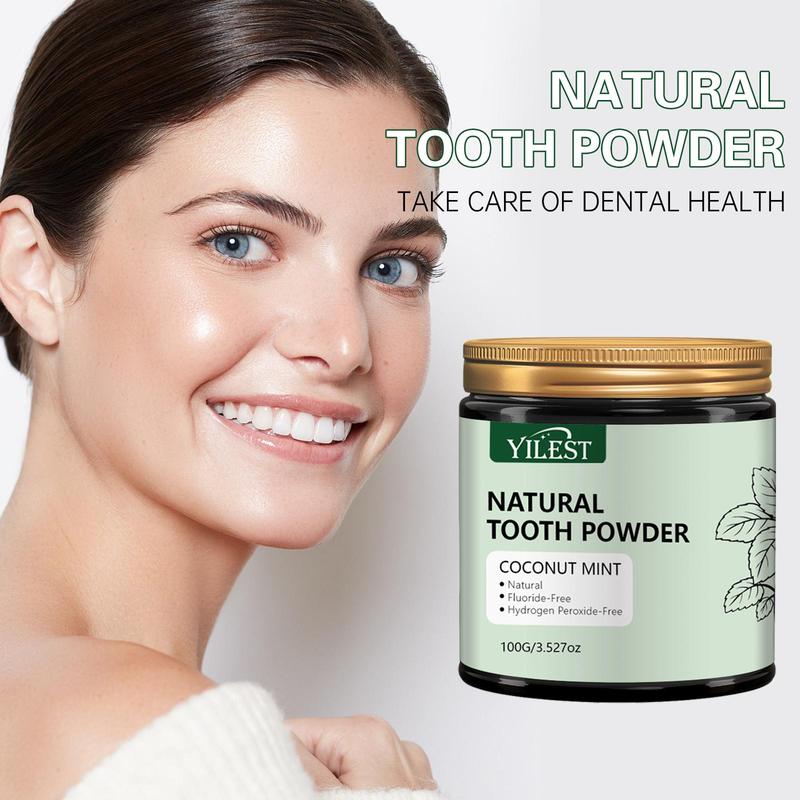 Natural Remineralizing Tooth Powder, Anti Cavity Solid Toothpaste for Healthy Teeth & Gums, Mint Oral Care Product, Whitening Toothpaste, Selfcare Product