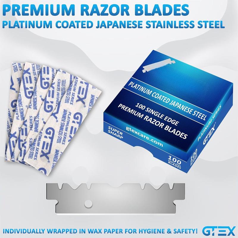 Straight Razors For Men 100  Barber  - 2 Professional Straight Razor Single  Razors for Men Navajas Para Barbero Straight Edge Razor Barber Beard Razor Shavette Shaving Razor Kit