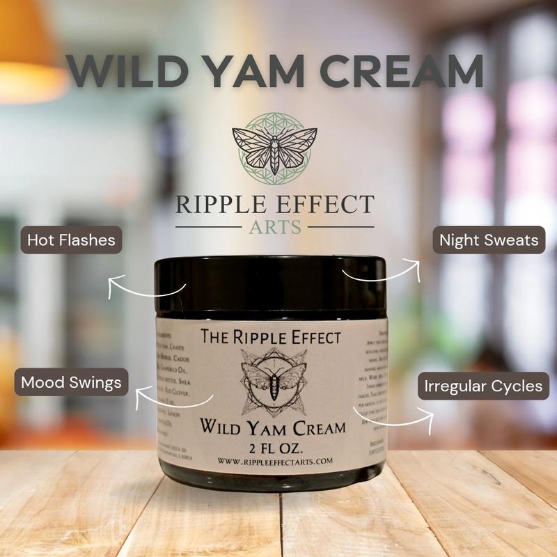 Organic Wild Yam Cream 2 oz Lemon