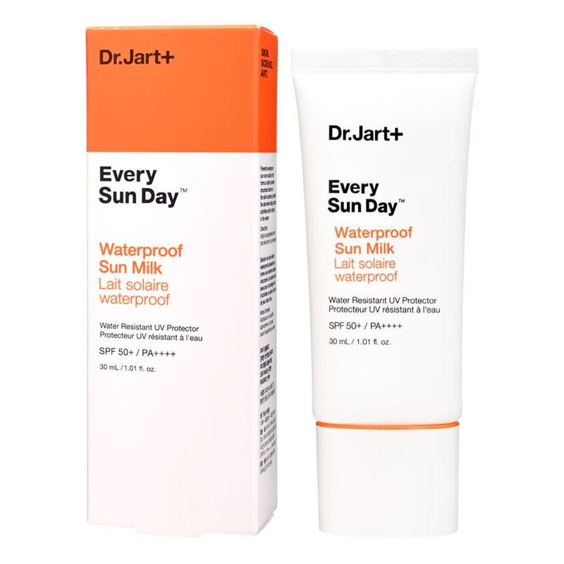 Dr. Jart+ -Every Sun Day Waterproof Sun Milk SPF 50+ PA++++ Facial Skincare Gel Moisturizing Sunscreen Lightweight Sensitive Uv Comfort Skin Repair Hydrate Moisture