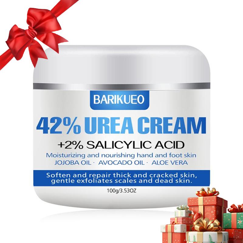 Urea Cream 42 Percent For Feet Plus 2% Salicylic Acid 5.29 oz, Foot Cream and Hand Cream Maximum Strength with Hyaluronic Acid, Tea Tree, and Aloe Vera For Deep Moisturizes, Callus Remover and Soften All Skin Types, Hydrating