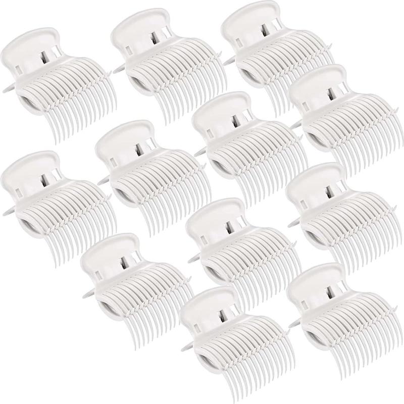 Heatless Hair Curler Clip, 12pcs Curling Hair Roller Fixing Clip, Professional Hair Styling Tool for Women & Girls