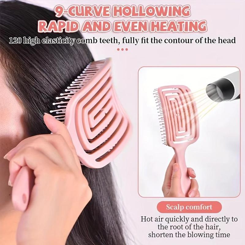 Hair Detangling Brush, Wet & Dry Hair Detailing Comb, Scalp Massage Comb, Curly Hair Detangling & Styling Tool, Hairdressing Comb for Women Men, Straight & Curl Hair Massaging Comb