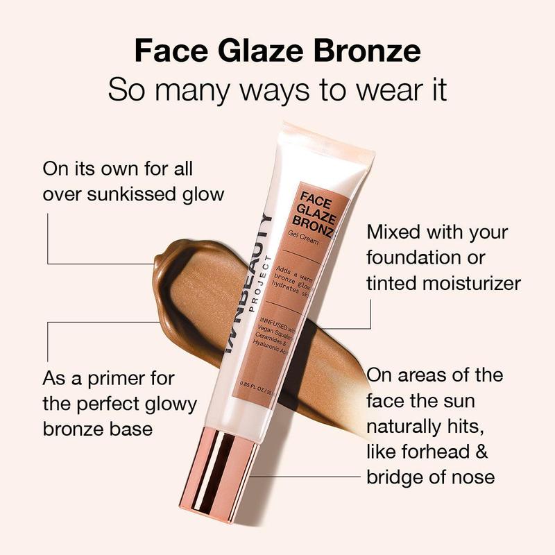 Bronze & Sculpt Set - Includes Extreme Cream Moisturizer & Face Glaze Bronze Hydrating Skincare Contour Primer