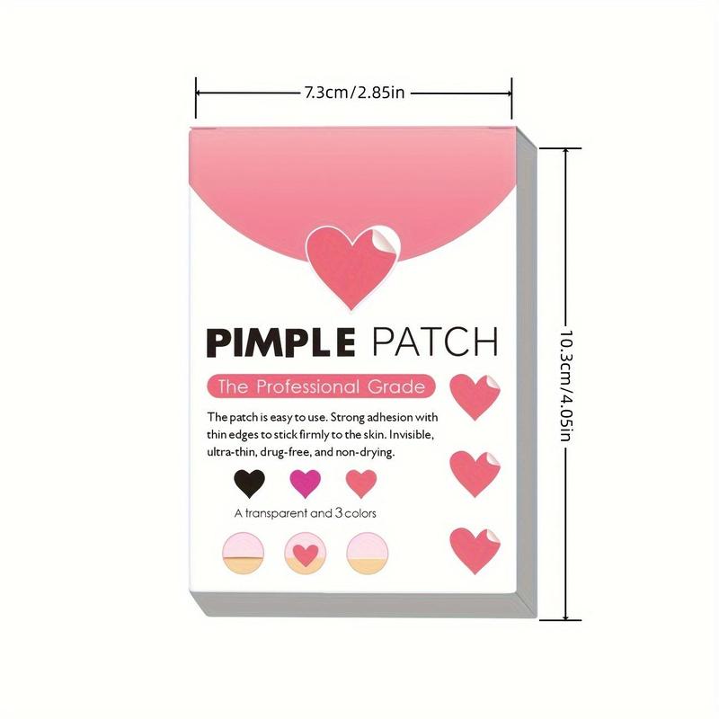 Heart Shaped Acne Patches, 320pcs box Hydrocolloid Acne Cover Patches, Acne Patches for Face, Skin Care Products for Women & Men