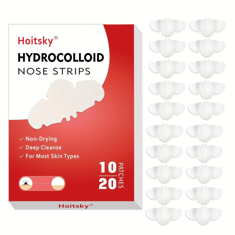 Hydrocolloid Nose Strips, 10pcs 20pcs Invisible Pore Cleaning Nose Sticker, Facial Skin Care Product for Women & Men Daily Use