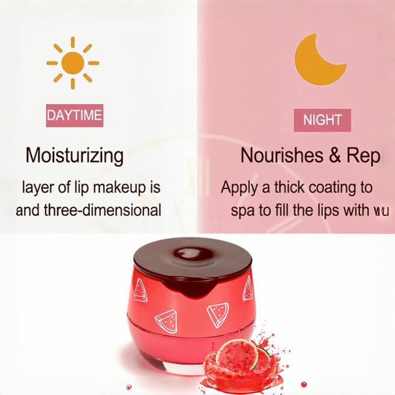 6 sets，Day and Night Sleep  Lip Balm ， Moisturizing lip mask, moisturizing Honey Fruit lip mask，Moisturizing Lip Balm，moisturizing  lip care products for women and girls Skincare Comfort