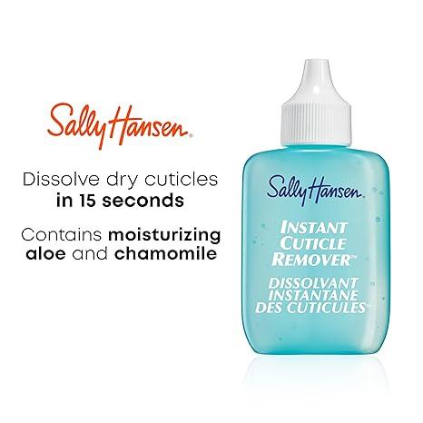 Sally Hansen Instant Cuticle Remover, Nail Treatment, Fast Drying, Contains Aloe and Chamomile