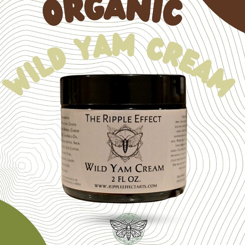 Organic Wild Yam Cream 2 oz Lemon