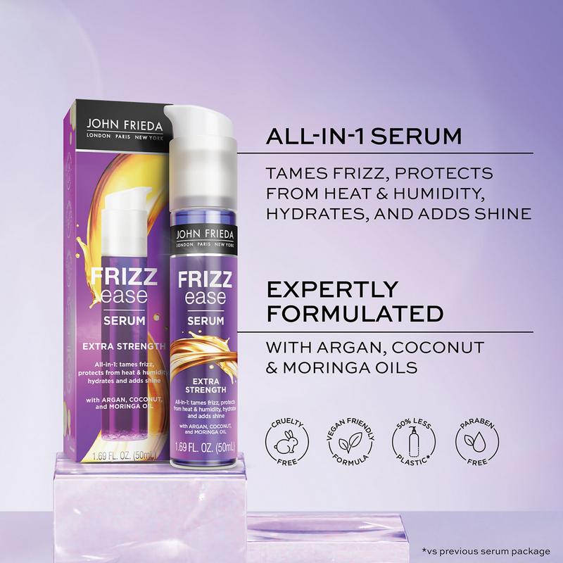 John Frieda Frizz Ease Extra Strength Serum - Smooth, Shiny, Frizz-Free Hair