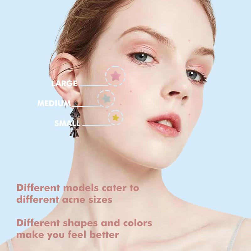 Hecmoks Clear Complexion Essentials: Salicylic Acid & Tea Tree Infused Pimple Patches - Star-Shaped Healing Stickers for Flawless Skin  Acne Skincare