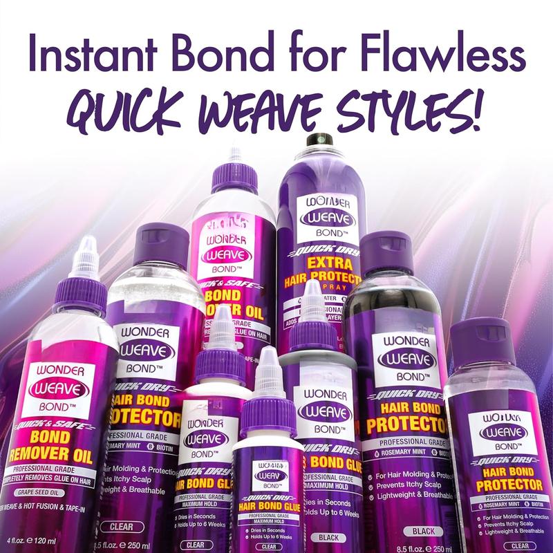 Wonder Weave Bond Hair Bond Glue - Black 2 fl.oz(60ML)